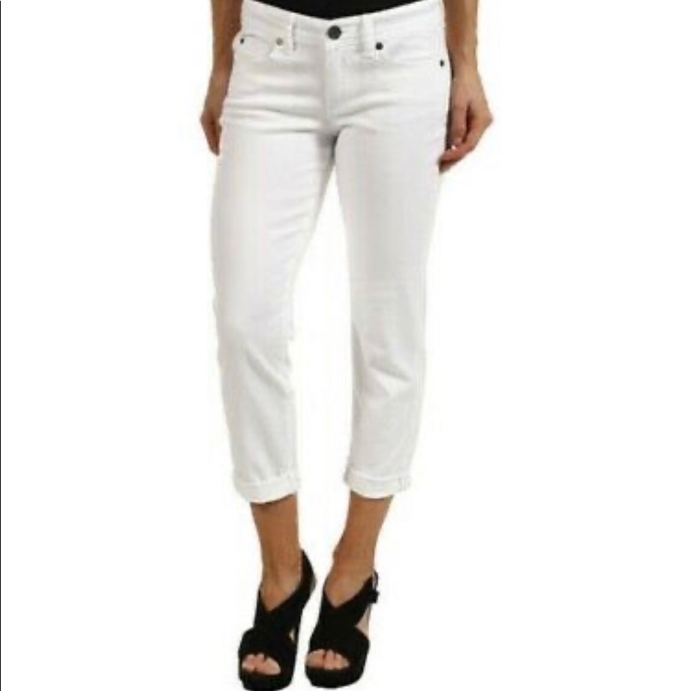 Calvin Klein Cropped Skinny Jeans in Black